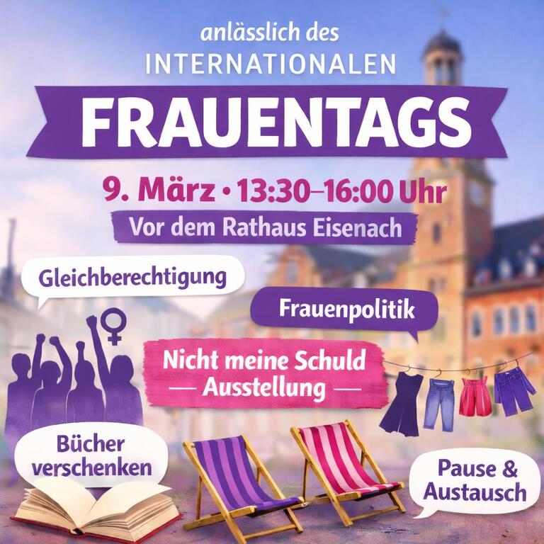 Internationaler Frauentag:  Aktions- und Informationsstand