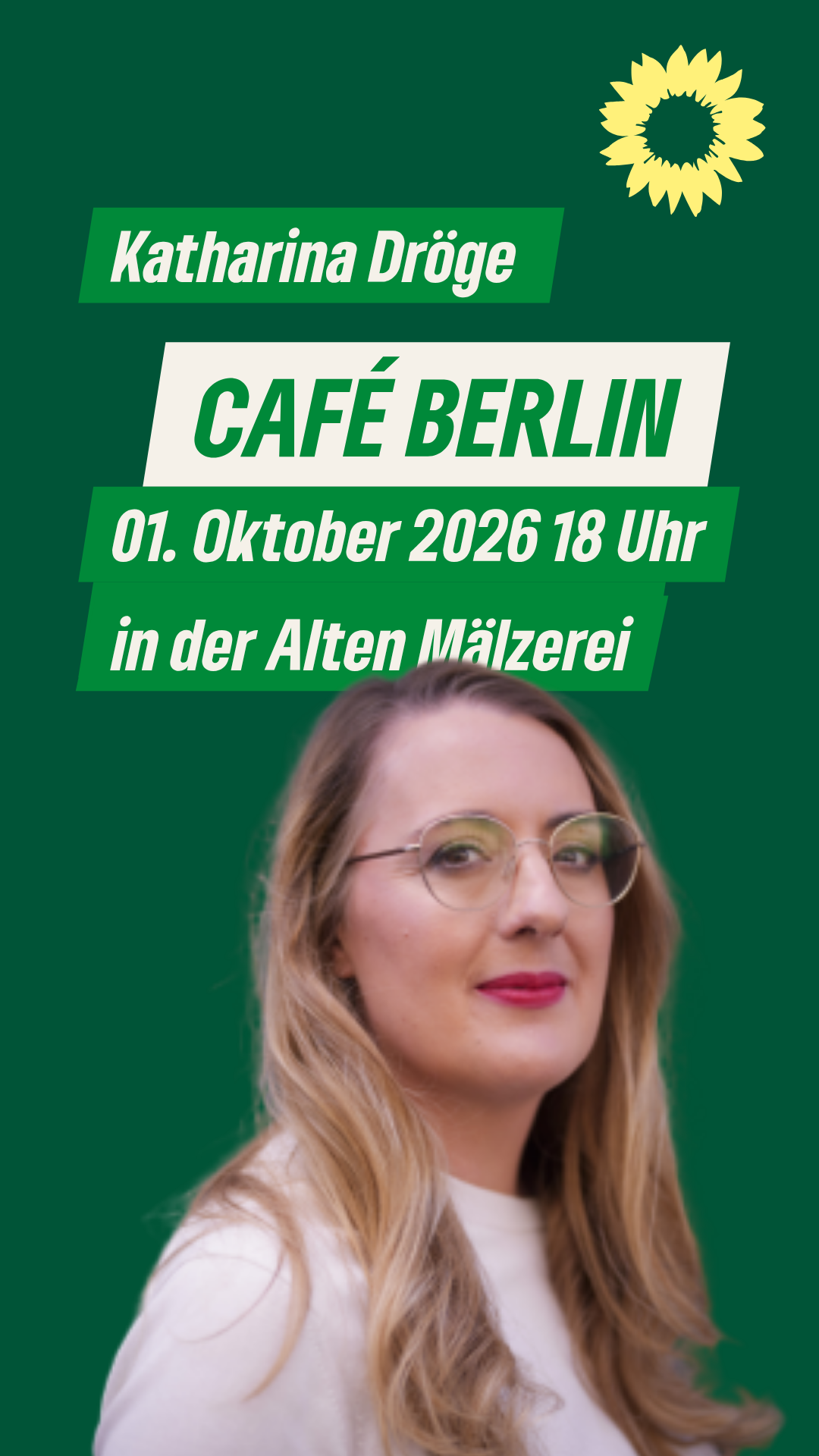 „Café Berlin in Eisenach“ mit Katharina Dröge